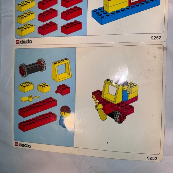 Vintage Lego Dacta Basic Set 9252 Instructions Only 1991 - Picture 2 of 7